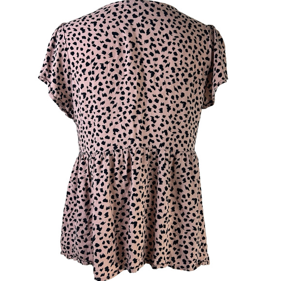 Whimsigoth Savannah Jane Boho Cottage Feminine Animal Print Embroidered Size M - Picture 2 of 7